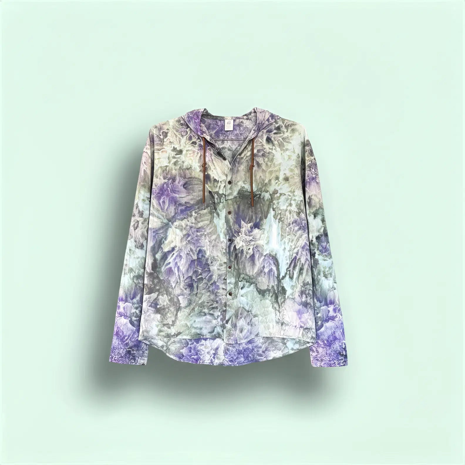 T Shirt White Tie Diamond Dye